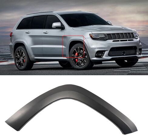 MUMALP Front Rear Fender Flare For Jeep Grand Cherokee SRT/SRT8/Trackhawk/High Altitude/Summit 2012-2021 Wheel Flare Fenderflare 5QJ84TZZAE (Unpainted, Front fender flare Right) in Kuwait