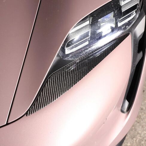 For Porsche Taycan 2019-2022. Car Headlights Decor Lamp Eyebrow Trim Stickers Exteriors Car Accessories in Saudi Arabia