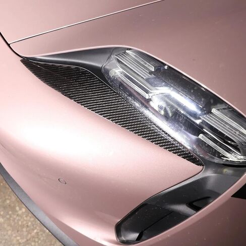 For Porsche Taycan 2019-2022. Car Headlights Decor Lamp Eyebrow Trim Stickers Exteriors Car Accessories in Saudi Arabia