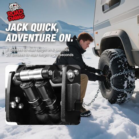 Road DAWG 3 Ton Aluminum Big Wheel Off-Road Floor Jack - Heavy Duty Hydraulic Lift for Trucks, SUVs & ATVs, 6000LBS Capacity, Professional Portable Jack in Kuwait