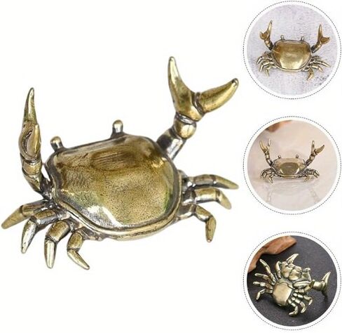 New Creative Cute Crab Pen Holder Weightlifting Crabs Penholder Bracket Storage Rack Gift Stationery Children's Day Gifts in Saudi Arabia
