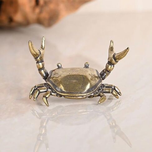 New Creative Cute Crab Pen Holder Weightlifting Crabs Penholder Bracket Storage Rack Gift Stationery Children's Day Gifts in Saudi Arabia