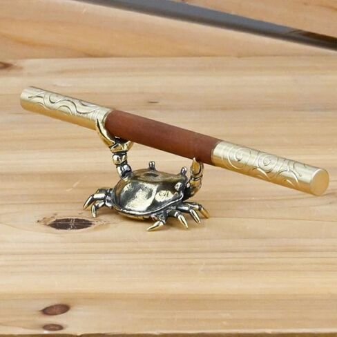New Creative Cute Crab Pen Holder Weightlifting Crabs Penholder Bracket Storage Rack Gift Stationery Children's Day Gifts in Saudi Arabia