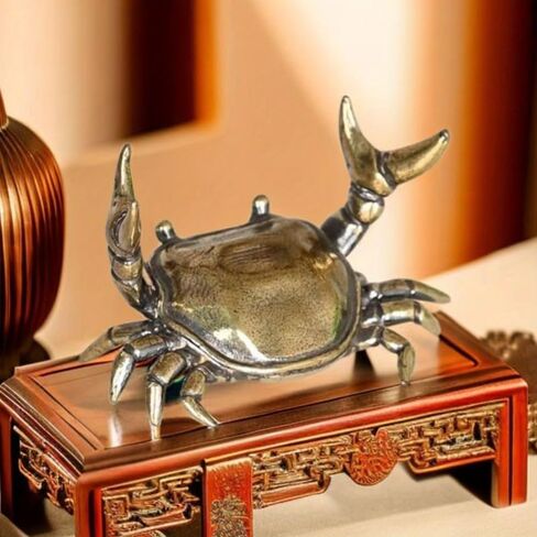 New Creative Cute Crab Pen Holder Weightlifting Crabs Penholder Bracket Storage Rack Gift Stationery Children's Day Gifts in Saudi Arabia