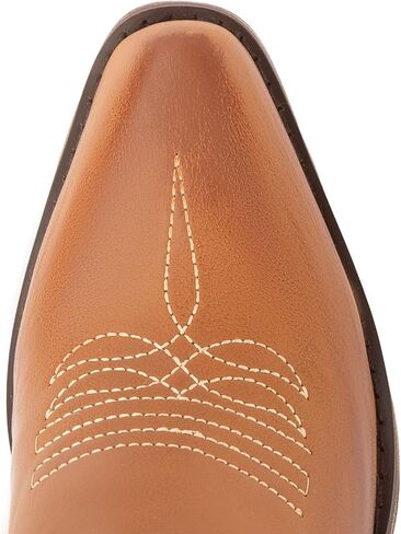 Cowboy Boots For Women Cowgirl Boots with Classic Embroide Pointed Toe Chunky Heel Ankle Boot Side Zipper Vintage Retro in Saudi Arabia