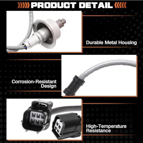 2Pcs Upstream Downstream Oxygen Sensor Fit for Honda Accord 2018-2021 Fit for Acura RDX TLX 2019-2021 Replaces 36531-6A0-A01 36532-6A0-A01 234-5726 234-8046 36531-6B2-A01 36532-6B2-A01 in Kuwait