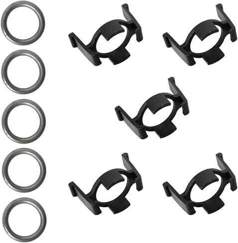 06H121142B 06H121142C Cooling Water Pump Temperature Sensor Retainer Spring Clips Compatible with VW Jetta Golf AUDI A3 S3 A4 A5 A6 (Pack of 5) in Kuwait