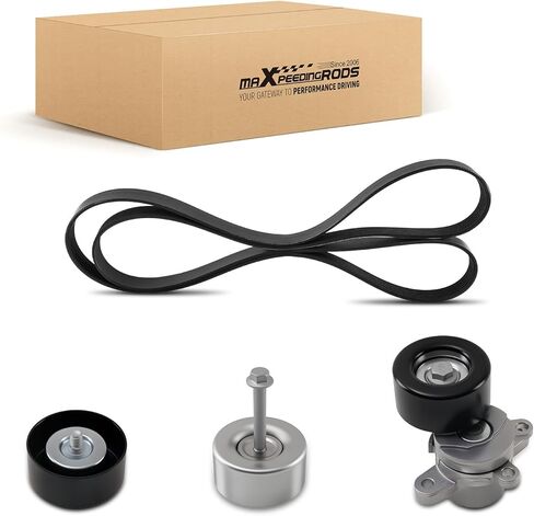 maXpeedingrods Engine Drive Belt Tensioner Idler Pulley Serpentine Belt Kit for Nissan Altima 2006-2012 Murano 2007-2014 Maxima 2008-2014 Quest 2011-2012 3.5L 11955JA10D 7PK1705 11925JA11A 11925JA100 in Saudi Arabia