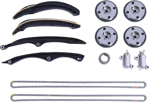 HL3Z6268A HL3Z-6268-A Engine Timing Chain Kit with Camshaft Phaser Guides Gear Sprocket Compatible with Ford F150 Ecoboost Expedition Lincoln Navigator 3.5L 2018-2023 HL3Z6K255A HL3Z6K255B in Saudi Arabia
