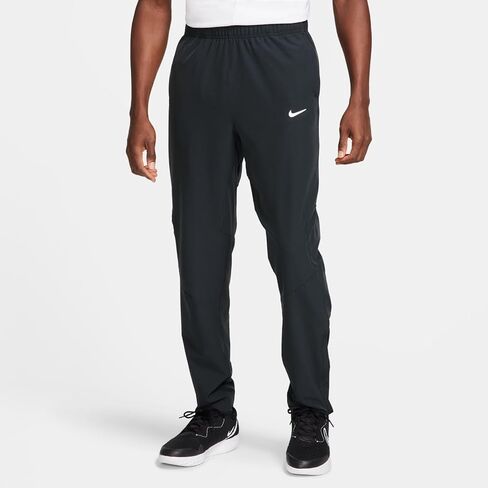 NikeCourt Advantage Men's Dri-FIT Tennis Pants (FD5345-010, Black/White) Size Medium in Saudi Arabia