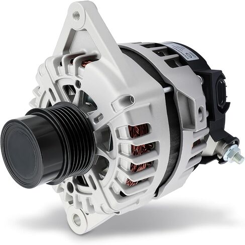 37300-2B970 Alternator Fit for Hyundai Accent 1.6L L4 2018-2019 for Kia Rio 2018-2019 Seltos 2021-2024 Soul Automatic 1.6L 2017-2019130A 12V CW 6-Groove Clutch Pulley in Saudi Arabia