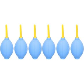 Uonlytech 6 قطع أداة تنظيف عدسة الكاميرا، منفاخ الهواء المعلب، منظف، مجفف، منفاخ كهربائي للكمبيوتر، مزيل غبار الهواء الإلكتروني، منفضة هواء للسيارة، مضخة ضغط TPE لاسلكية لتنقية الهواء in Kuwait