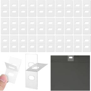 30 مجموعة (60 قطعة) من علامات إصلاح الستائر الرأسية المثبت الشفاف لشرائح وأجزاء استبدال الستائر الرأسية in Kuwait