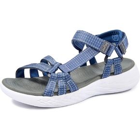 صنادل المشي النسائية مع دعم القوس - صنادل رياضية للمشي لمسافات طويلة للنساء أحذية مائية مريحة للشاطئ للسفر والتخييم في الهواء الطلق والصيف in Kuwait