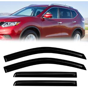 Window Rain Guards Compatible2014-2020 Rogue S SV SL 4PC Window Visors Vent Shade Deflector Tape On in Saudi Arabia
