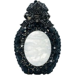 Novelty Perfume Women Crystal Clutch Evening Bags Formal Party Prom Rhinestone Clutch Purses and Handbags,Mini in Saudi Arabia