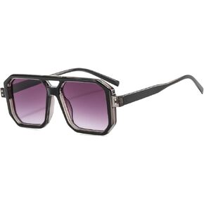Large Frame Square Men Sunglasses Outdoor Sports Commuting Vacation Women Sun Glasses in Kuwait
