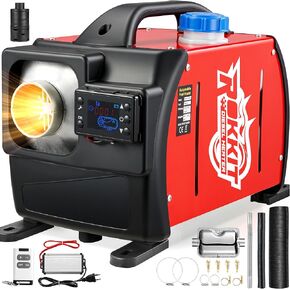 [إصدار 2026] سخان ديزل 8 كيلو وات، 110 فولت/12 فولت الكل في واحد سخان هواء ديزل محمول مع شاشة ترموستات LCD وجهاز تحكم عن بعد للشاحنات ومقطورة السيارة والقارب والمنزل المتنقل (8 كيلو وات) in Kuwait