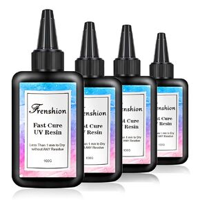 مصباح الأشعة فوق البنفسجية + 100 جرام ترقية 45 ثانية علاج سريع من الراتنج الصلب الشفاف + صبغة ملونة + قالب + أداة + قفاز للمنزل الاحترافي الصب والطلاء صناعة يدوية مجوهرات أقراط قلادة سوار in Kuwait