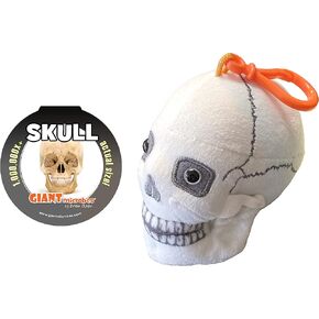GIANTmicrobes Skull Plush Keychain، جمجمة حيوانات محشوة، هدية جمجمة تشريحية، ديكور جمجمة الهالوين، جمجمة تشريح، نموذج جمجمة بشرية، نموذج تشريح جمجمة، وسادة جمجمة، لعبة جمجمة in Kuwait