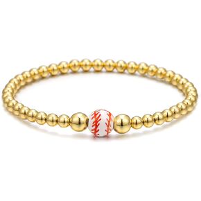 Baseball Bracelet for Women Game Day Bracelet Baseball Sports Accessories Jewelry in Kuwait