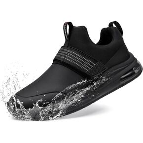 LARNMERN Men Chef Non Slip Shoes Work Waterproof Restaurant Slip-On Shoes Catering Services Comfortable Casual in Kuwait