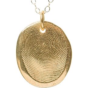 مجموعة قلادة بصمة الإصبع الذهبية المخصصة in Kuwait