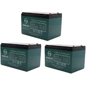 3 Pack 12V 12Ah 6-DZM-12 Battery for Electric Scooter e-Bike ATV Go Kart in Kuwait