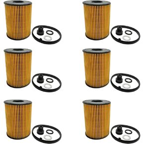 6PCS 26350-2S000 Engine Oil Filter Compatible with Kia Sorento，Sportage,K5,Hyundai Santa Fe，Santa Cruz，Tucson，Sonata,2.5L，2021-2025 in Kuwait