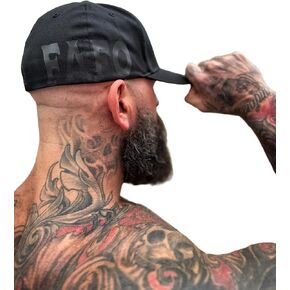 FAFO Black ON Black STRETCHFIT Cotton HAT in Kuwait