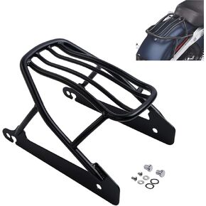 SLMOTO Rigid Solo Luggage Rack Fit for Harley Dyna Street Bob FXDB Super Glide FXDC 2006-17 Replace: 52796-09 in Kuwait