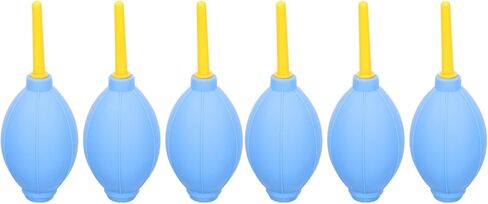 Uonlytech 6 قطع أداة تنظيف عدسة الكاميرا، منفاخ الهواء المعلب، منظف، مجفف، منفاخ كهربائي للكمبيوتر، مزيل غبار الهواء الإلكتروني، منفضة هواء للسيارة، مضخة ضغط TPE لاسلكية لتنقية الهواء in Kuwait