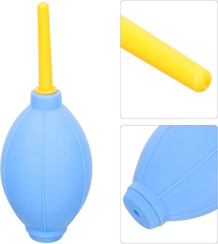 Uonlytech 6 قطع أداة تنظيف عدسة الكاميرا، منفاخ الهواء المعلب، منظف، مجفف، منفاخ كهربائي للكمبيوتر، مزيل غبار الهواء الإلكتروني، منفضة هواء للسيارة، مضخة ضغط TPE لاسلكية لتنقية الهواء in Kuwait