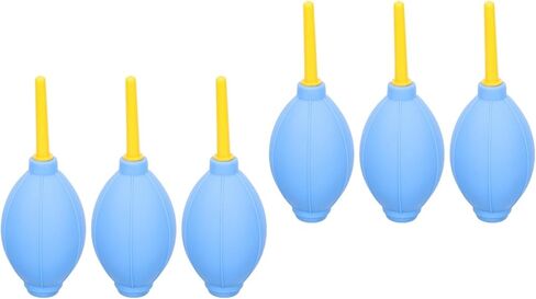 Uonlytech 6 قطع أداة تنظيف عدسة الكاميرا، منفاخ الهواء المعلب، منظف، مجفف، منفاخ كهربائي للكمبيوتر، مزيل غبار الهواء الإلكتروني، منفضة هواء للسيارة، مضخة ضغط TPE لاسلكية لتنقية الهواء in Kuwait