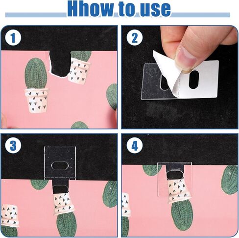 30 مجموعة (60 قطعة) من علامات إصلاح الستائر الرأسية المثبت الشفاف لشرائح وأجزاء استبدال الستائر الرأسية in Kuwait