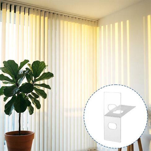 30 مجموعة (60 قطعة) من علامات إصلاح الستائر الرأسية المثبت الشفاف لشرائح وأجزاء استبدال الستائر الرأسية in Kuwait