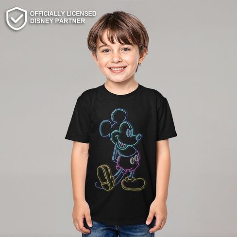 Fifth Sun Boy's Mickey & Friends Neon Mickey T-Shirt in Saudi Arabia