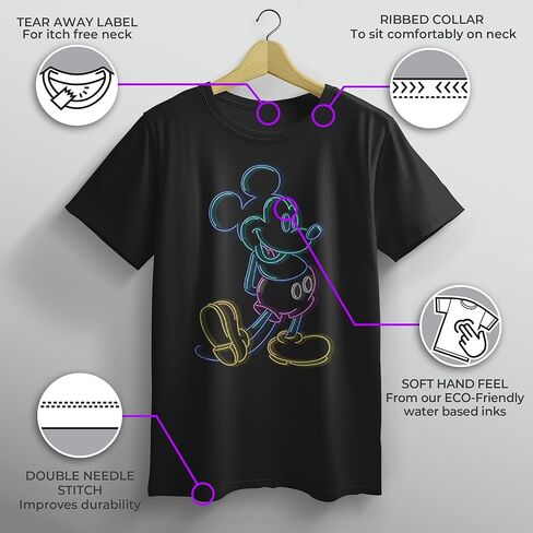 Fifth Sun Boy's Mickey & Friends Neon Mickey T-Shirt in Saudi Arabia