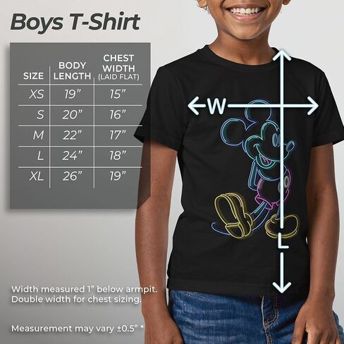 Fifth Sun Boy's Mickey & Friends Neon Mickey T-Shirt in Saudi Arabia