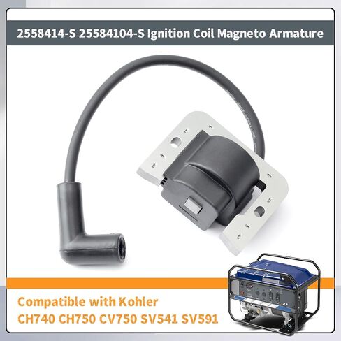 2558414-S 25584104-S ملف الإشعال محرك مغناطيسي متوافق مع Kohler CH740 CH750 CV750 SV541 SV591 استبدال أجزاء المحرك 25-584-104-S 25-584-14-S 25 584 104-S 25 584 14-S Z976 in Kuwait