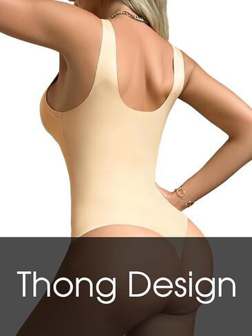 Seamless Full Body Shaper with Underbust Support Adjustable Hook Strap Bodysuit Tummy Control Open Crotch Shapewear Shorts in Saudi Arabia