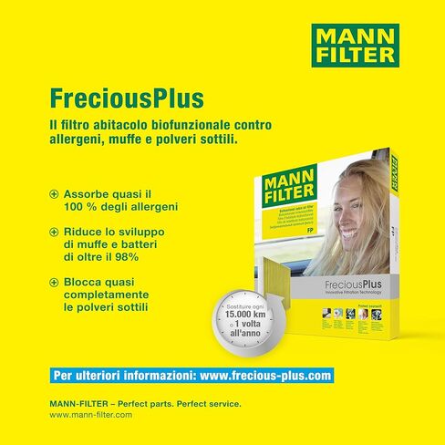 Mann Filter FP 2842 FreciousPlus Cabin Air Filter in Saudi Arabia