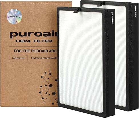 PuroAir 400 Replacement Filter - Genuine Puro Air 400 Filter Replacement - Official PuroAir Air Purifier HEPA Filter with CarbonTech Filters 99.9% of Pollen, Dust, Pet Dander, Smoke, Odors in Saudi Arabia