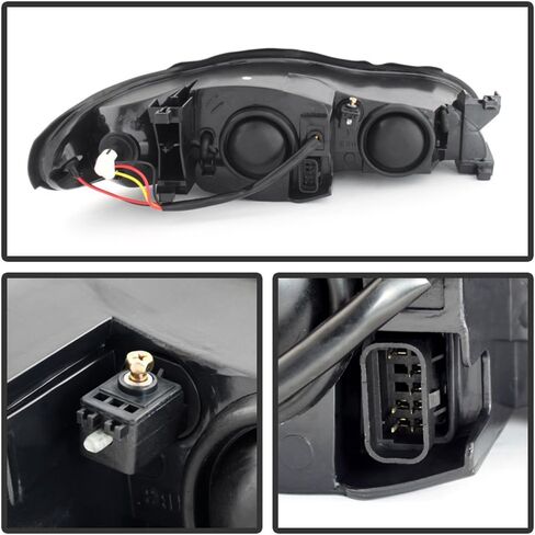 ACANII - For 2000-2005 Chevy Monte Carlo Headlights Headlamps 00 01 02 03 04 05 Replacement Driver + Passenger Side in Saudi Arabia