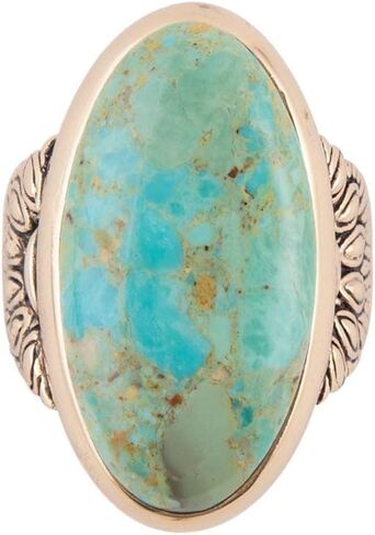 Barse Agave Genuine Turquoise Ring in Kuwait