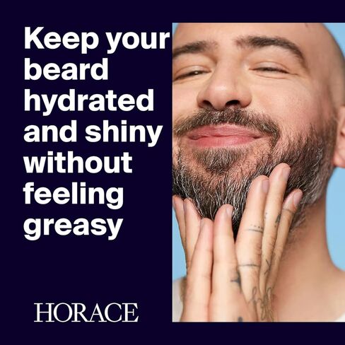 HORACE Patchouli & Cedar Beard Oil for Men - Conditioner with Argan Oil - Gentle Beard Care for All Skin Types - Woody, Aromatic Scent, 30 ml in Saudi Arabia