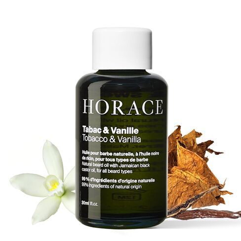 HORACE Patchouli & Cedar Beard Oil for Men - Conditioner with Argan Oil - Gentle Beard Care for All Skin Types - Woody, Aromatic Scent, 30 ml in Saudi Arabia