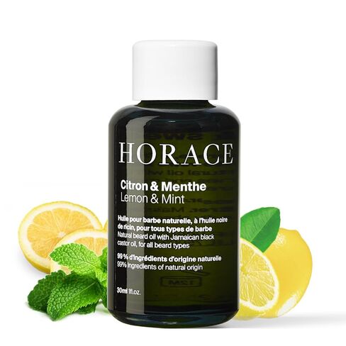 HORACE Patchouli & Cedar Beard Oil for Men - Conditioner with Argan Oil - Gentle Beard Care for All Skin Types - Woody, Aromatic Scent, 30 ml in Saudi Arabia