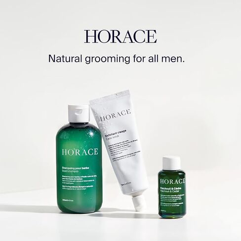 HORACE Patchouli & Cedar Beard Oil for Men - Conditioner with Argan Oil - Gentle Beard Care for All Skin Types - Woody, Aromatic Scent, 30 ml in Saudi Arabia