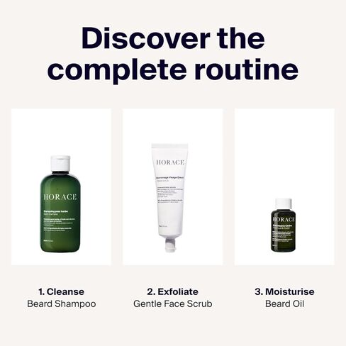HORACE Patchouli & Cedar Beard Oil for Men - Conditioner with Argan Oil - Gentle Beard Care for All Skin Types - Woody, Aromatic Scent, 30 ml in Saudi Arabia